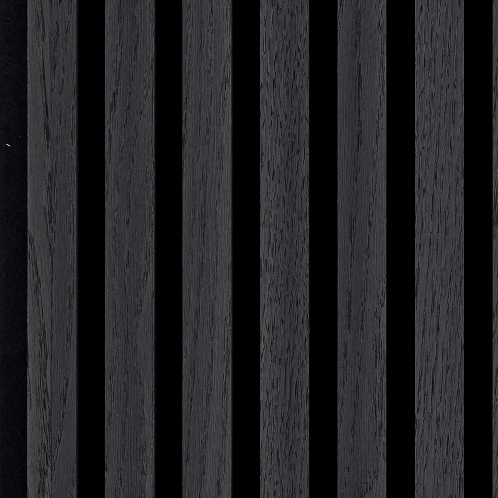 Floorlife Silentlines lattenwand zwart eiken